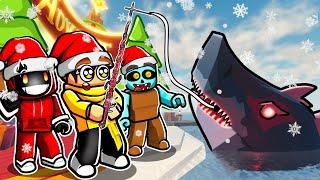 We BEAT The CHRISTMAS EVENT In ROBLOX FISCH...