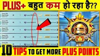 Top 10 Tips To Get More Plus Points In BGMI | How To Get More Plus In PUBG or BGMI C1S1 C1S2