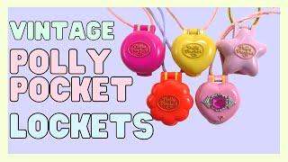 TOY TOUR: VINTAGE POLLY POCKET LOCKETS! | Vintage Polly Pocket Collection