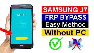 Samsung J7 FRP Unlock/ Google Account Bypass - (Without Pc)