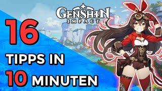 Genshin Impact Deutsch | 16 Tipps & Tricks in 10 Minuten