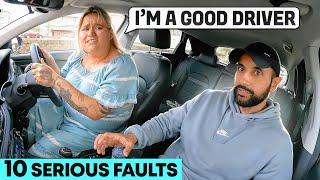 A Terrifying Driving Test | 10 Serious Faults