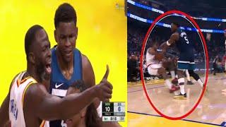 Anthony Edwards Shoves Kuminga – Draymond Steps In!