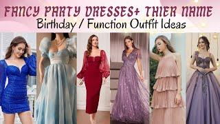 Best PARTY OUTFITS with their Name || Birthday Outfit Ideas || Outfit For Girls & Women #trending