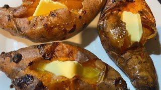 Air Fryer Baked Sweet Potatoes Recipe | How To Cook Whole Sweet Potatoes In The Air Fryer - Perfect!