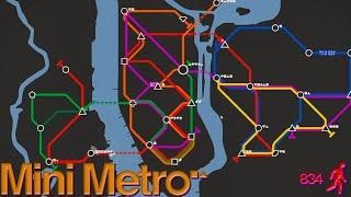 СТАНЦИИ МЕТРО ПЕРЕПОЛНЕНЫ | Mini Metro #1