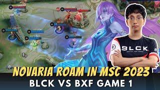 OhMyV33NUS USE NOVARIA AS ROAM: BLACKLIST VS BURN X FLASH #msc2023 #mobilelegends