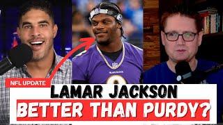Lamar Jackson vs Brock Purdy for MVP Race | Brandon Mason Show