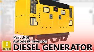 Diesel Generator Design in Autodesk Inventor 2025 - Part 3(b)