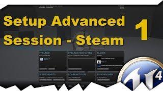 [ue4] Setup Advanced Session - Steam Multiplayer #1 [Tutorial]