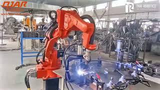 Robotics System for Trampoline Frame Welding (Baby Carriage Welding, Pendulum Welding & Arc Welding)