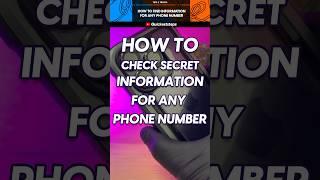 Phone Number Secrets : Finding the Owner Behind Any Phone Number‼️ #shorts