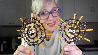 Dolcetti di Halloween RAGNATELE DI CIOCCOLATO halloween dessert ideas