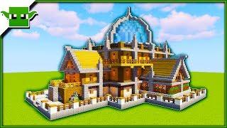 Minecraft Library Tutorial - (EASY 5X5 BUILDING SYSTEM)