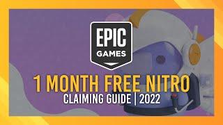 Claim 1 Month FREE DISCORD NITRO | 2022 | Epic Games Giveaway Guide