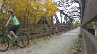 Fall Foliage along the #GreatAlleghenyPassage in Ohiopyle