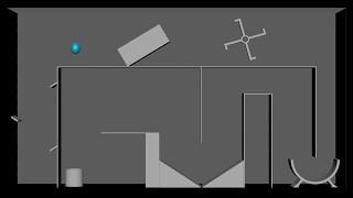 Ball, obstacle course, Maya animation