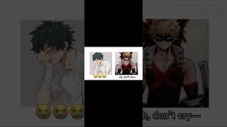 This is all deeper than he wants to go #bakugo #deku #mha