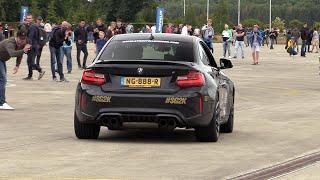 430HP BMW M2 F87 Mosselman Turbo Systems - POP & BANGS, Revs & Drifts