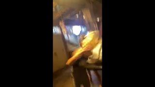 Girl Smacks Her Friend Head Trying to Hit a Pinata Blindfolded