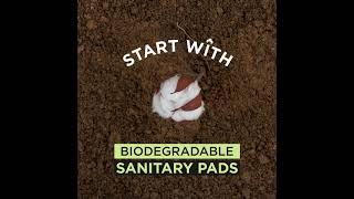 Pee Safe Biodegradable 100% Organic Cotton Sanitary Pads | Switch To Sustainable Living | Pad Woman