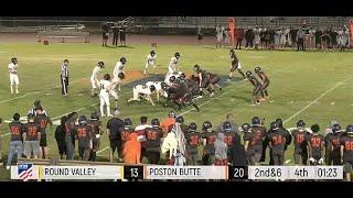 AZPreps365 Game of the Week presented by Raising Cane's highlights - Round Valley at Poston Butte