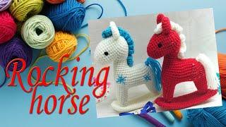 How to crochet a Rocking Horse! | Oli Crochet #crochet #crochetdesigns