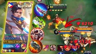 BUFFED 2X MANIAC!! THANKS MOONTON FOR THIS 1 SHOTS BUILD FOR GRANGER |GRANGER BUFFED 2022- MLBB