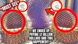 SHOCKED AFTER THIS HAPPENED! $1,000,000,000.00 BUY IN, HIGH RISK COIN PUSHER, MEGA MONEY JACKPOT!