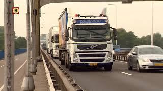 Het scheelde maar een haar of de Merwedebrug in de A27 tussen Gorinchem en Sleeuwijk was ingestort.