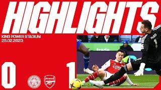 HIGHLIGHTS | Leicester City vs Arsenal (0-1) | Martinelli scores winner!