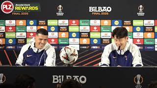 Pedro Porro and Son Heung-min Press Conference | Tottenham vs Man United Europa League Final!