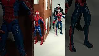 Spider-Man VS Venom And Spider Symbiote l Marvel Toys #marveltoys #spiderman #youtubeshorts #viral