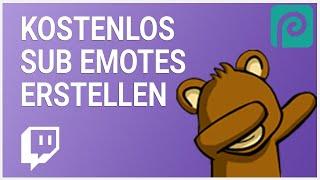 Twitch Emotes kostenlos erstellen mit Photopea