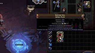 How I'm Crafting my Explosion Chest! Path of Exile Ritual SSF Blade Blast Chieftain