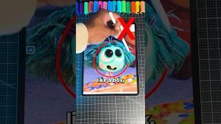 Never Draw Envy THIS Way!  Inside Out #art #insideout2 #shorts