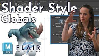 Global Style Attributes in Flair for Maya - Stylized Rendering Tutorial