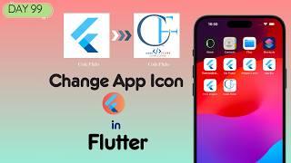 How to Change App Icon in Flutter | flutter Launcher Icon