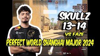 CS2 POV FURIA skullz (13/14) vs FaZe (Mirage) @ Perfect World Shanghai Major 2024