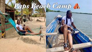 Paps Beach Camp|| Revisited with Dee Mwango || Volta Region