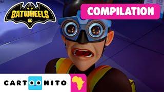 Epic Fails Compilation | Batwheels | Cartoonito Africa | Cartoons for Kids