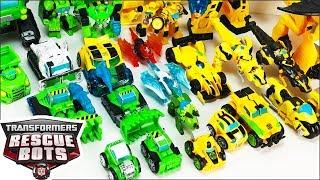 Transformers Rescue Bots Toys Collection Featuring Boulder and Bumblebee