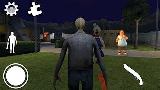 Escaping As “Shooter Grandpa” & Rescue Charlie From Rod Sullivan Cage In Ice Scream 1 On Hard Mode!