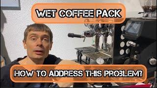 Wet coffee pack on Saeco-Philips machines (modern). How to understand problem.