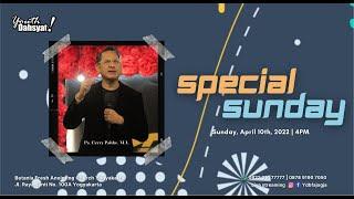 “Makan Yesus PASTI HIDUP”| Ps. Gerry Pakke, MA | Special Sunday | 10-04-2022 | 4pm