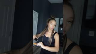 SLEEK HALF UP #hairtutorial #clipins