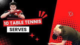 How To Do The BEST Serves In Table Tennis