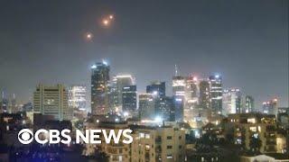 U.S. helping Israel intercept Iranian missiles; American troops in Iraq, Syria ordered into bunkers