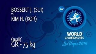 Qual. GR - 75 kg: H. KIM (KOR) df. J. BOSSERT (SUI) by TF, 8-0