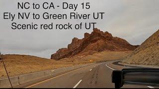 Day 15 - NC to CA on our Gold Wing. Rustic Inn, Great Basin NP, Beautiful Red Rock of UT
